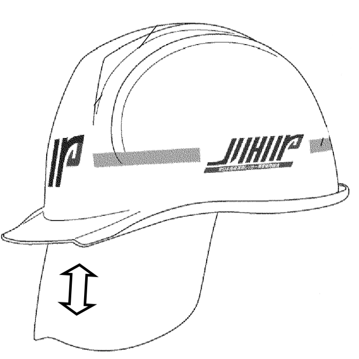 JHRシールド内蔵ヘルメット